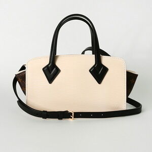 Louis Vuitton Epi Varenne EW Handbag Beige